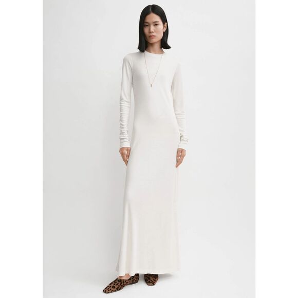 Toteme Dresses & Skirts - Toteme long-sleeve jersey dress meringue Size XL $520